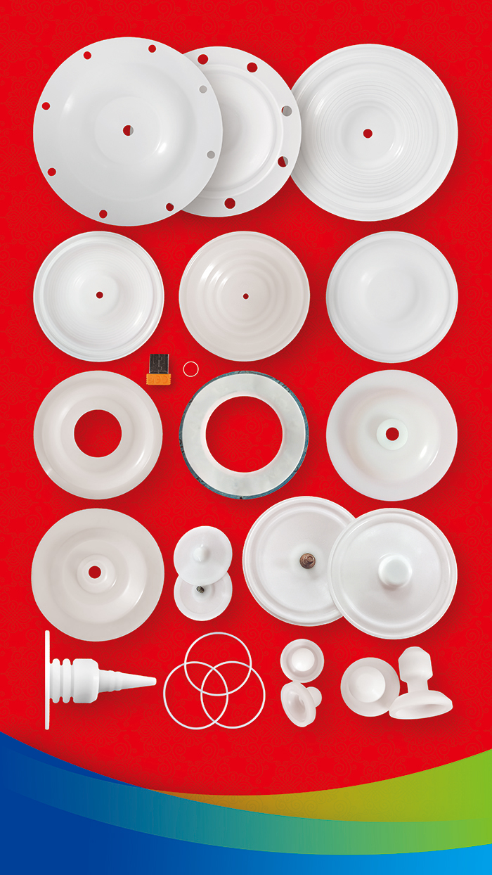 四氟氣動隔膜泵膜片密封件大全